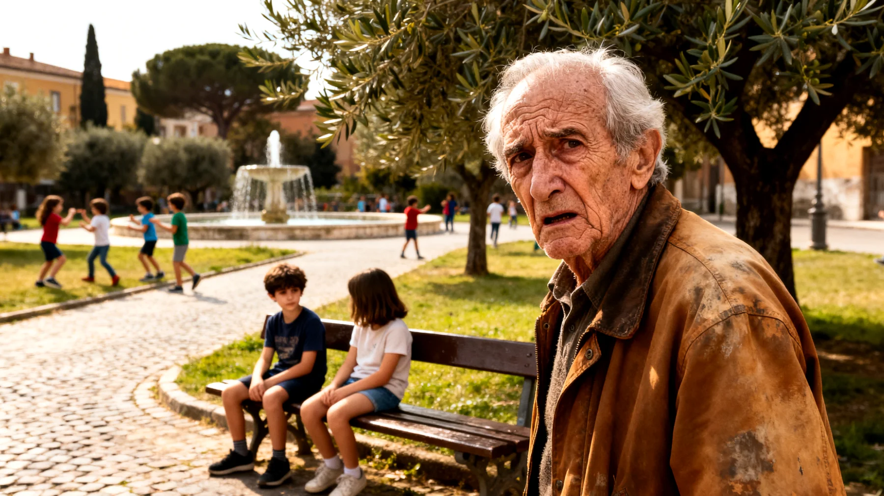 Il nonno si preoccupa perché i suoi nipoti bambini mostrano eccessiva timidezza e tendenza all'isolamento sociale, facendo fatica a interagire con altri coetanei durante le visite al parco o agli incontri familiari"